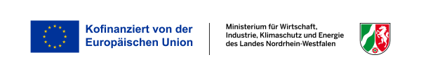 Kofinanziert von der Europäischen Union / Ministerium für Wirtschaft NRW